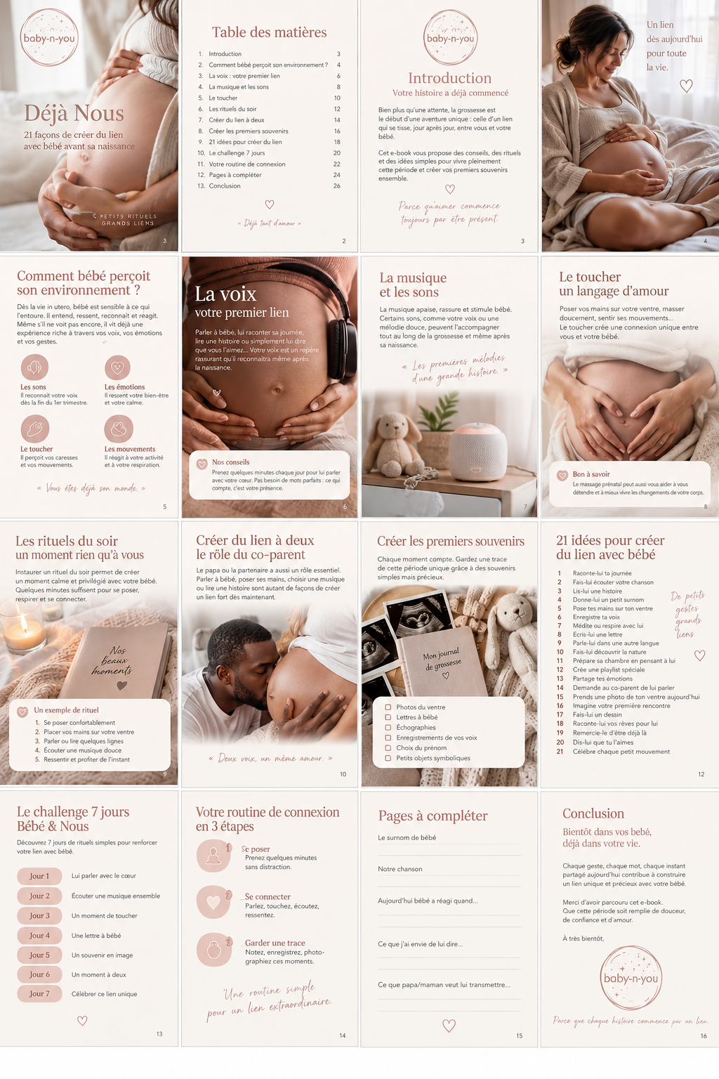 Ebook Baby-N-You - Déjà Nous – 21 façons de créer du lien avec bébé avant sa naissance