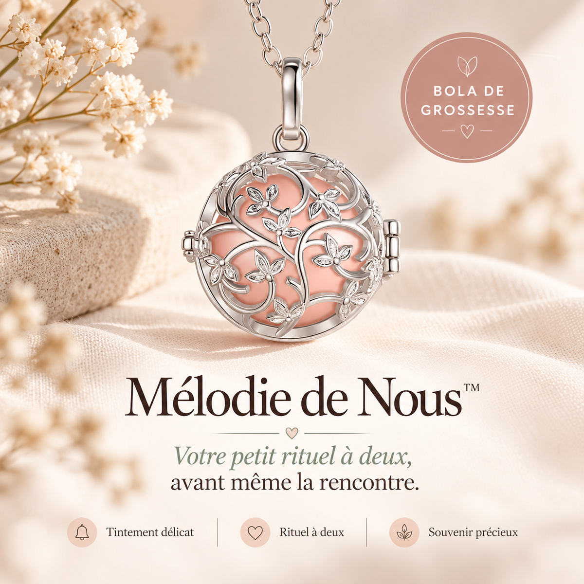 Mélodie de Nous — Bola de grossesse, le bijou de votre lien