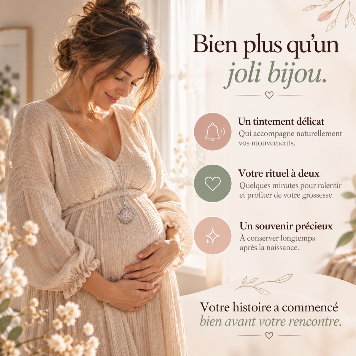 Mélodie de Nous — Bola de grossesse, le bijou de votre lien