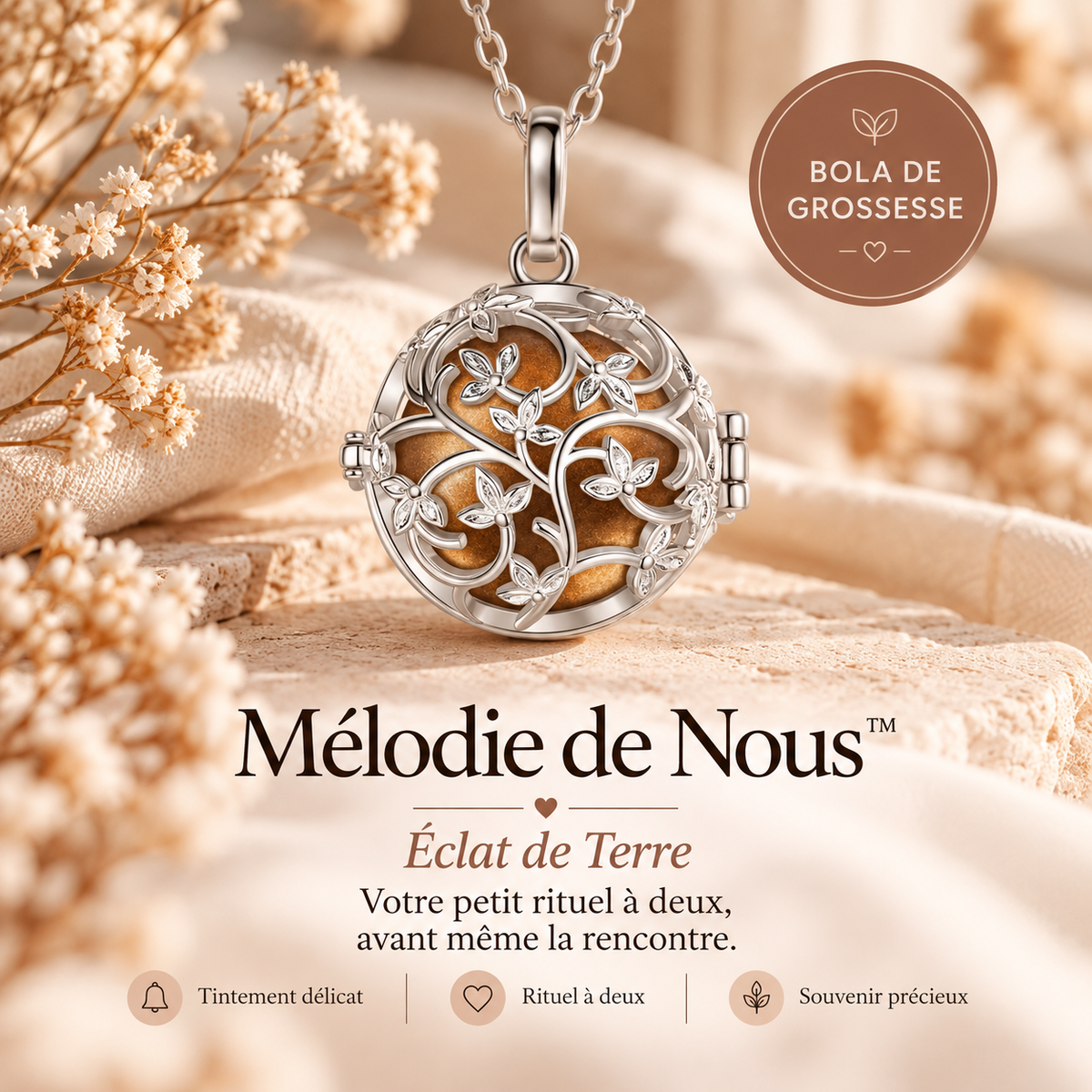 Mélodie de Nous — Bola de grossesse, le bijou de votre lien