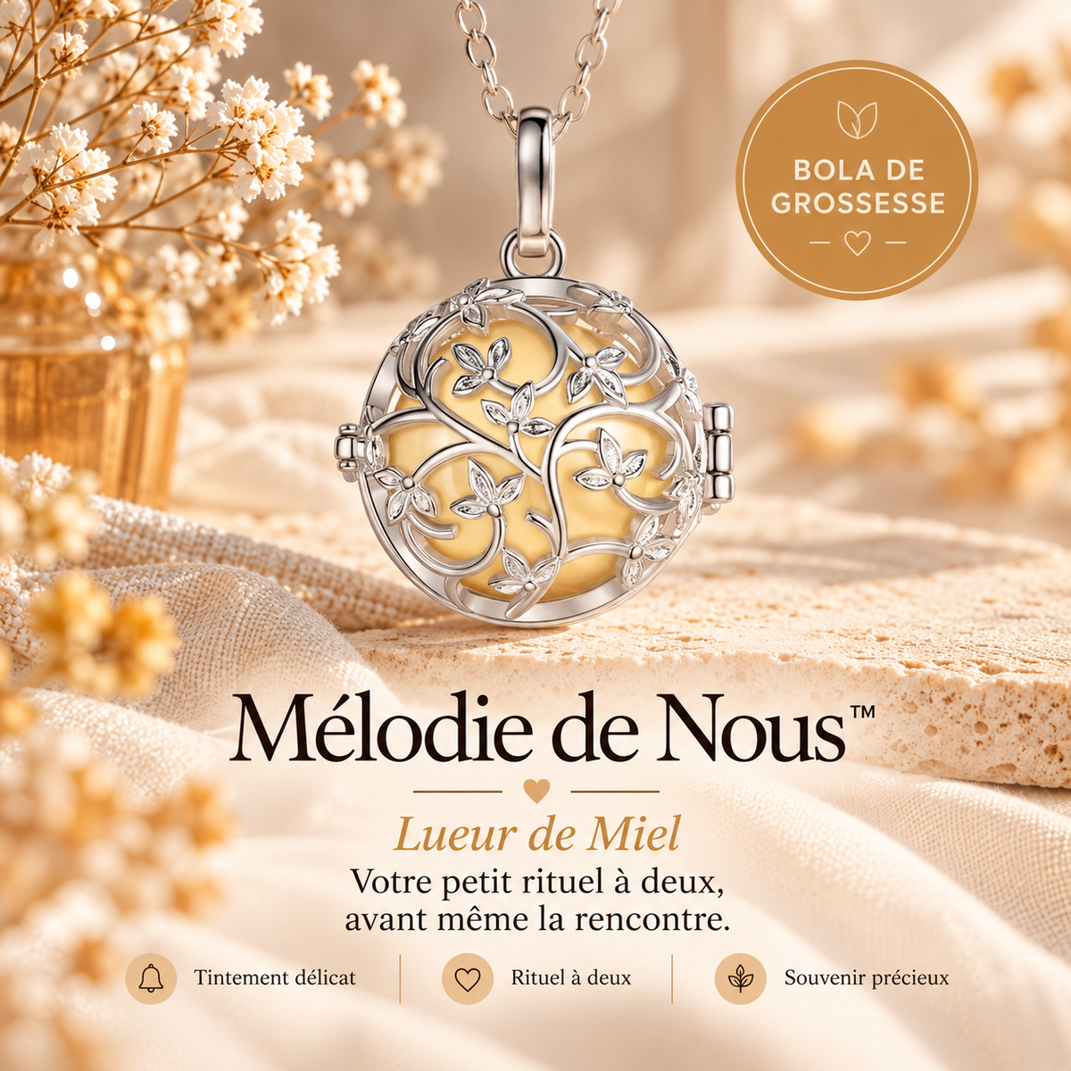 Mélodie de Nous — Bola de grossesse, le bijou de votre lien